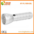 Factory Supply Outdoor Emergency Used Aluminium Metal 28 led free Flashlight, 28 led Torch